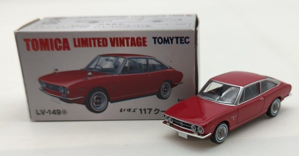トミーテック TOMICA LIMITED VINTAGE いすゞ 117クーペ 1800 (赤) LV