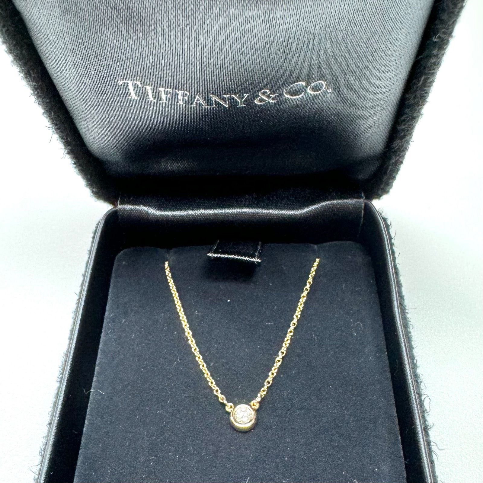 Tiffanyバイザヤード RG 0.10ctボックス付き