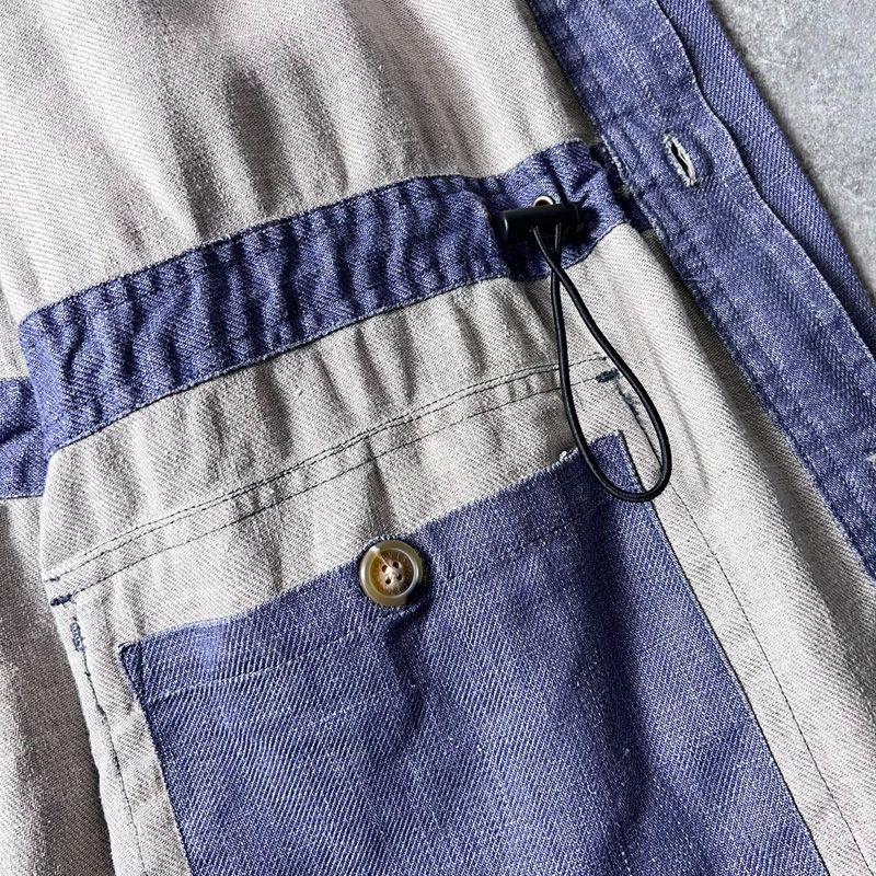 90s ORVIS 100% リネン デニム織り ハンティング ジャケット XL / 90