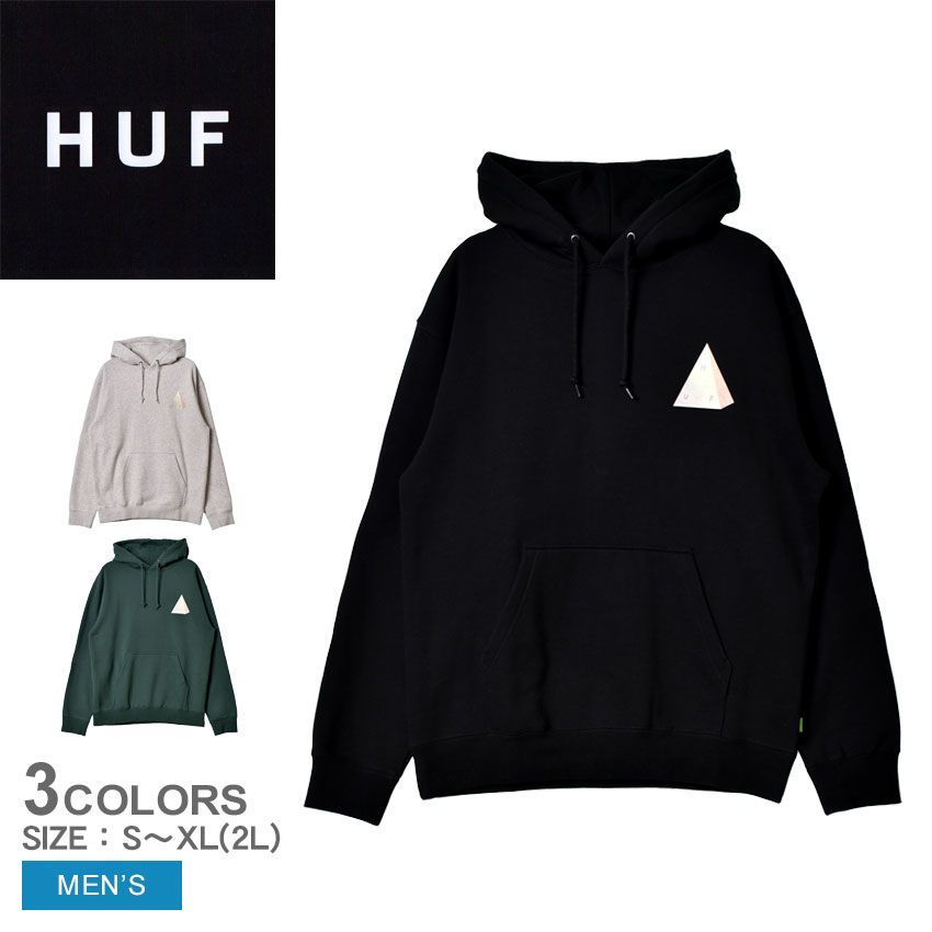 ハフ パーカー PF00547 メンズ ディスカバー ナット プルオーバー フーディー HUF カラー:01.アスレチックヘザー 品番：2375-0206