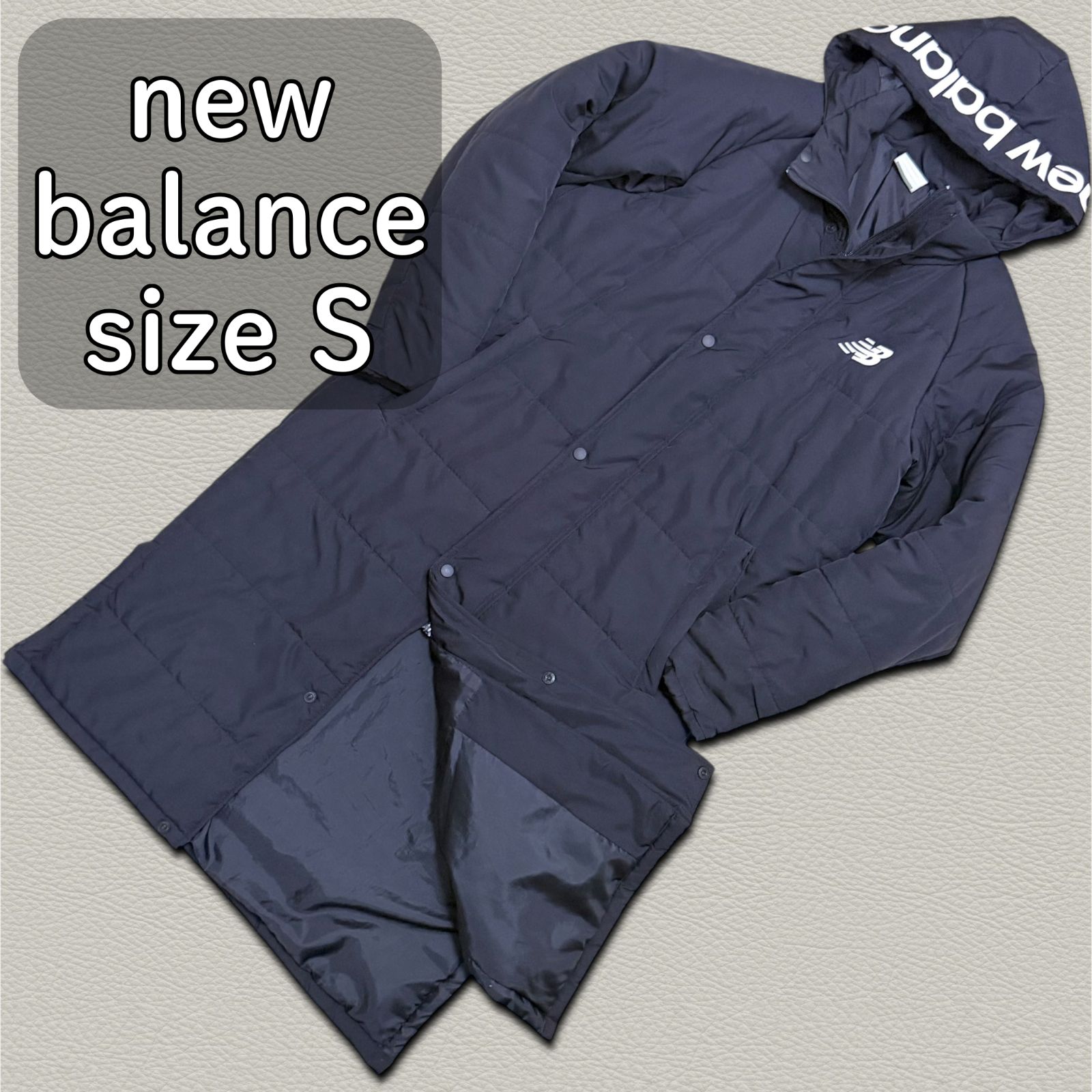 ✨未使用級✨ニューバランス ベンチコート 防寒着 ブラック M ✨未使用級✨ニューバランス ベンチコート 防寒着 ブラック M