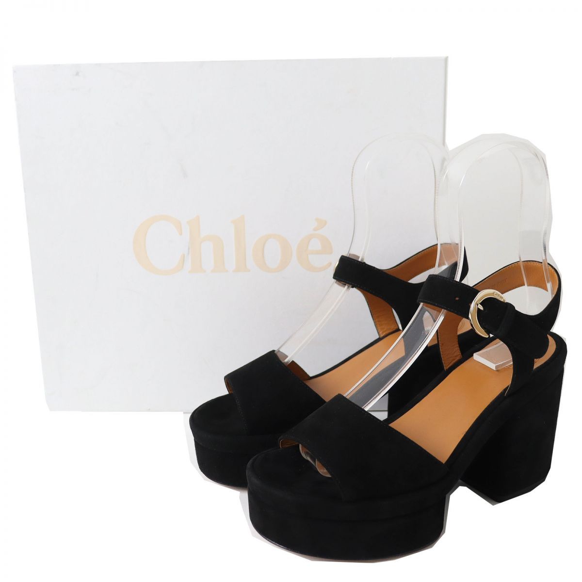 極美品△正規品 定価114,400円 Chloe クロエ 23SS ODINA スウェード  