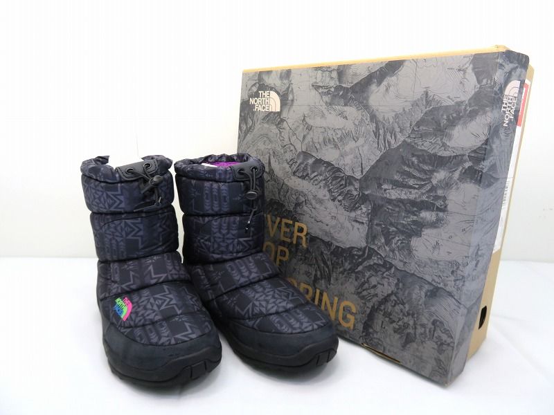 s23g-1051k【中古】THE NORTH FACE ノースフェイス Nuptse bootie