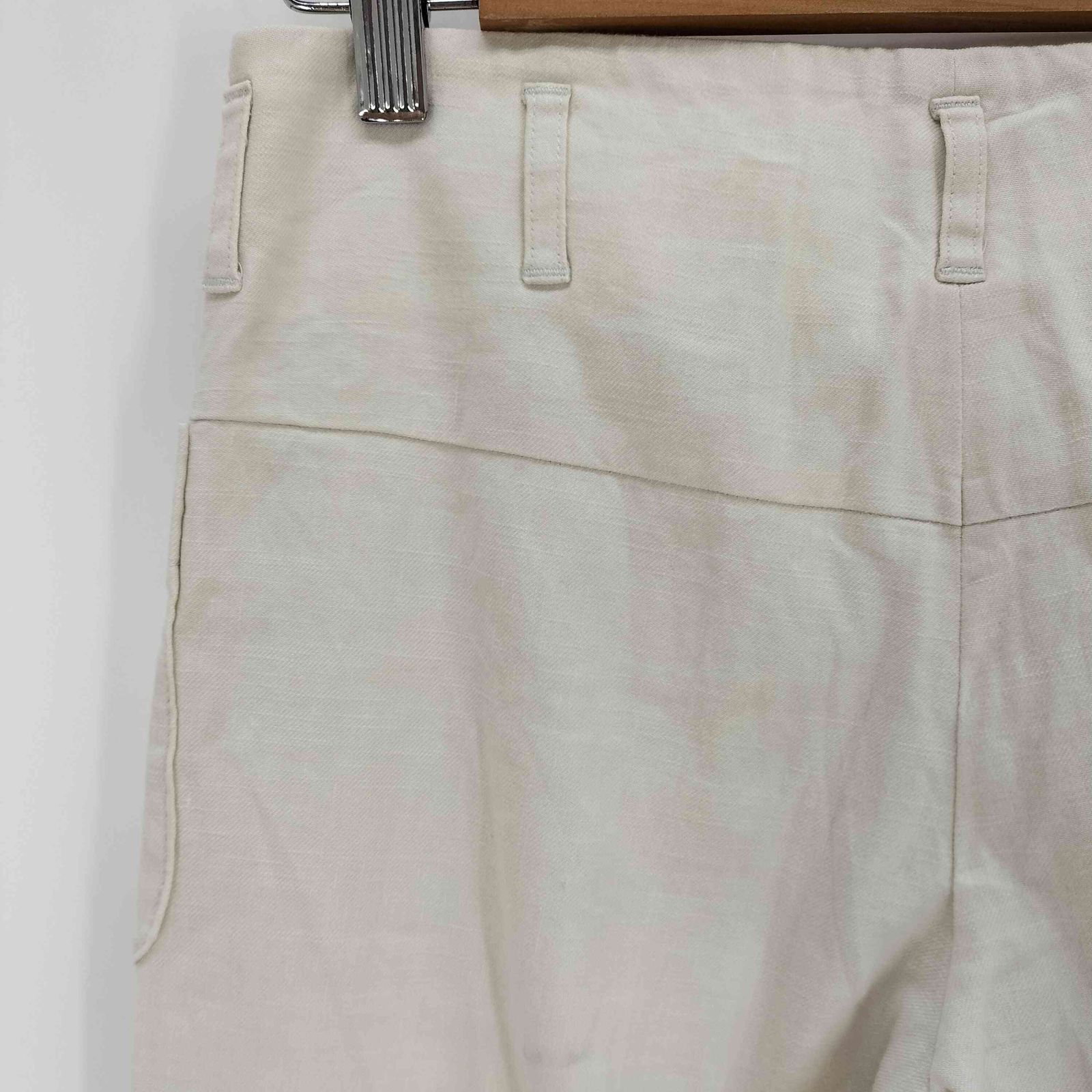 セオリー　リネンワイドパンツ Theory luxe 19ss リネンワイドクロップドパンツ グレー
