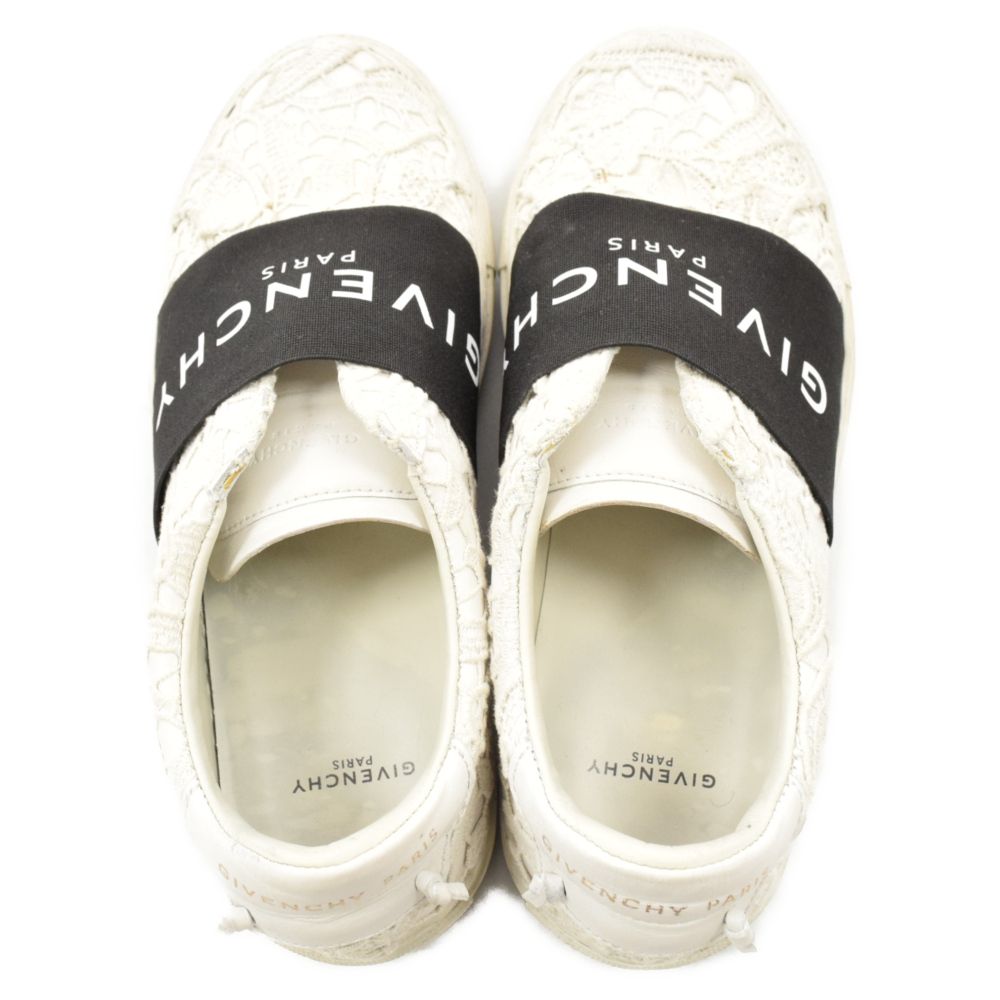 GIVENCHY (ジバンシィ) ベルトロゴ レザーレース柄ローカット 