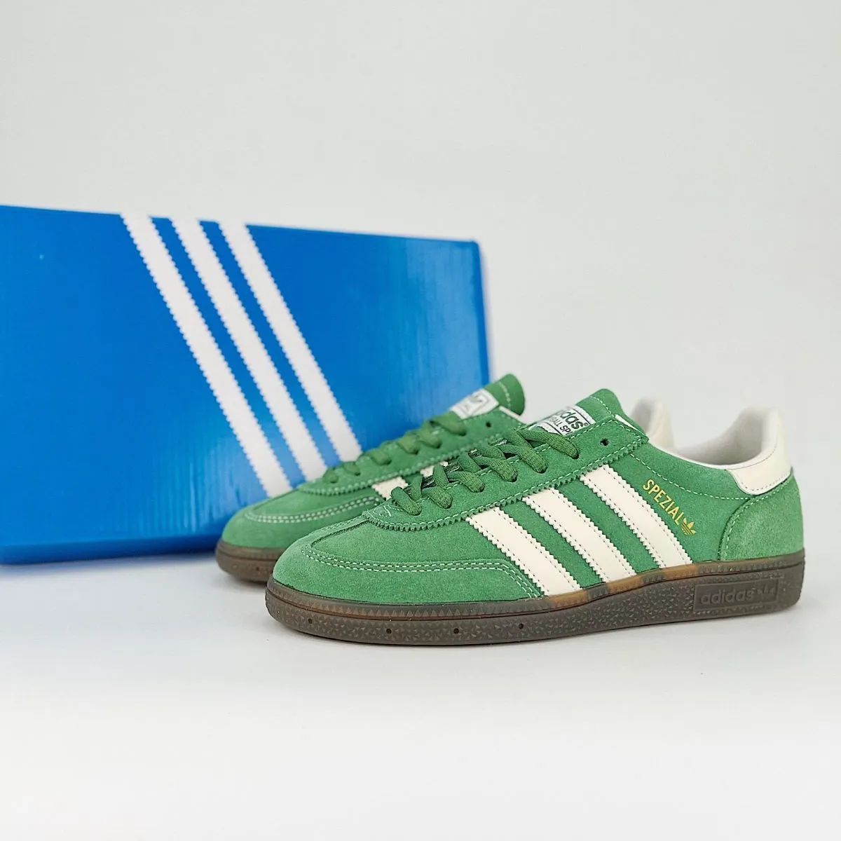 新品未使用adidas originals アディダス HANDBALL SPEZIAL グリーン ...