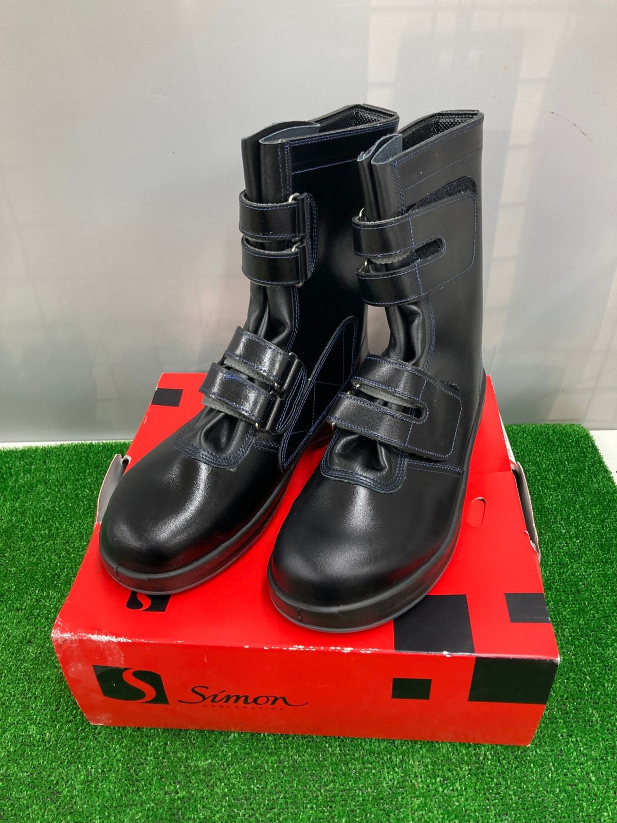 【中古品】【0922】シモン 安全靴 マジック式 8538黒 26.5cm 8538N-26.5　ITAR18JW9LCI