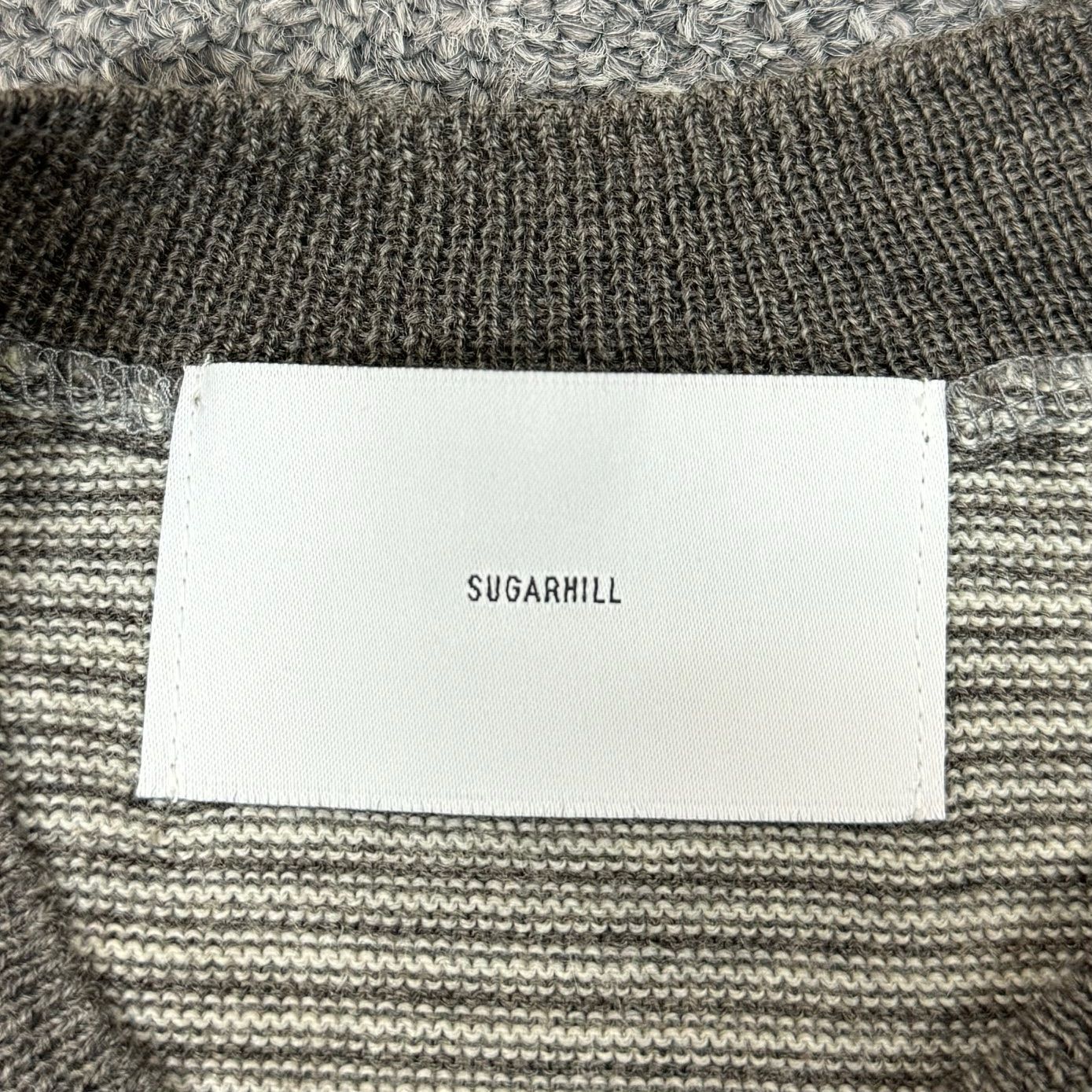定価38500円 新品 SUGARHILL 22AW HIGH GAUGE STRIPE WOOL SWEATER