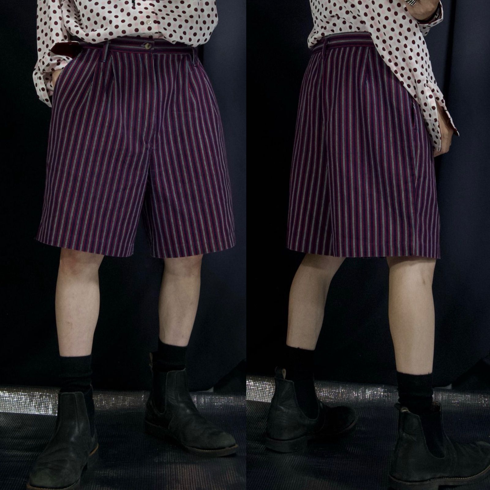 かんたか様】INCOTEX/トロピカルウールスラックスSUPER100S/46 インコ