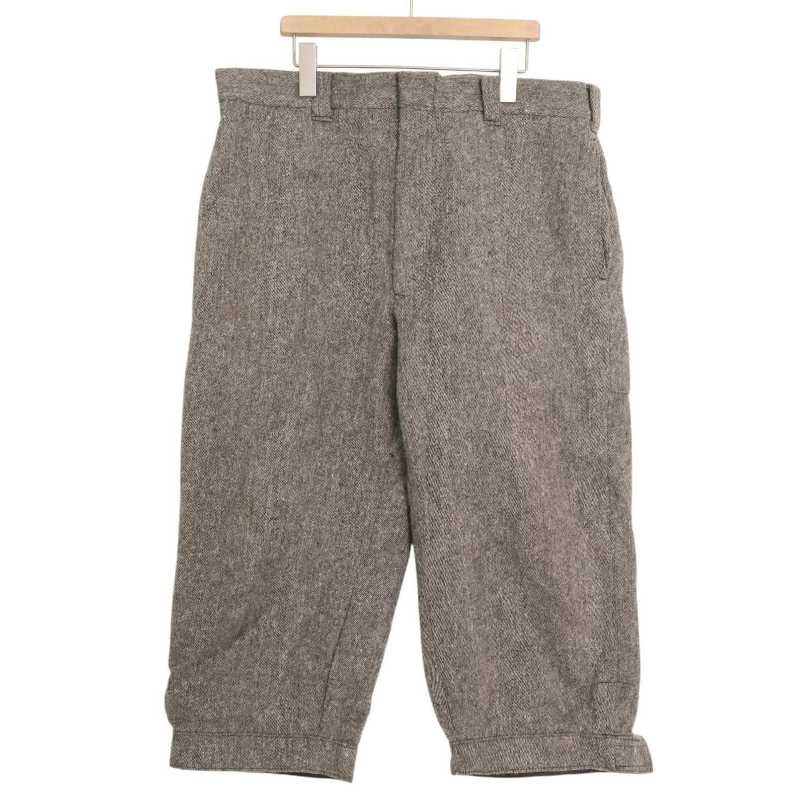 70年代 L.L.Bean エルエルビーン ウール クロップドパンツ アウトドア グレー (メンズ W35相当) 中古 古着 A3915