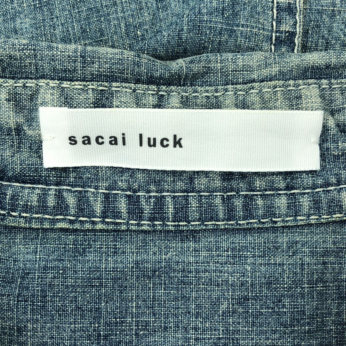 sacai luck / サカイラック | バックフレア デニム ウエスタン