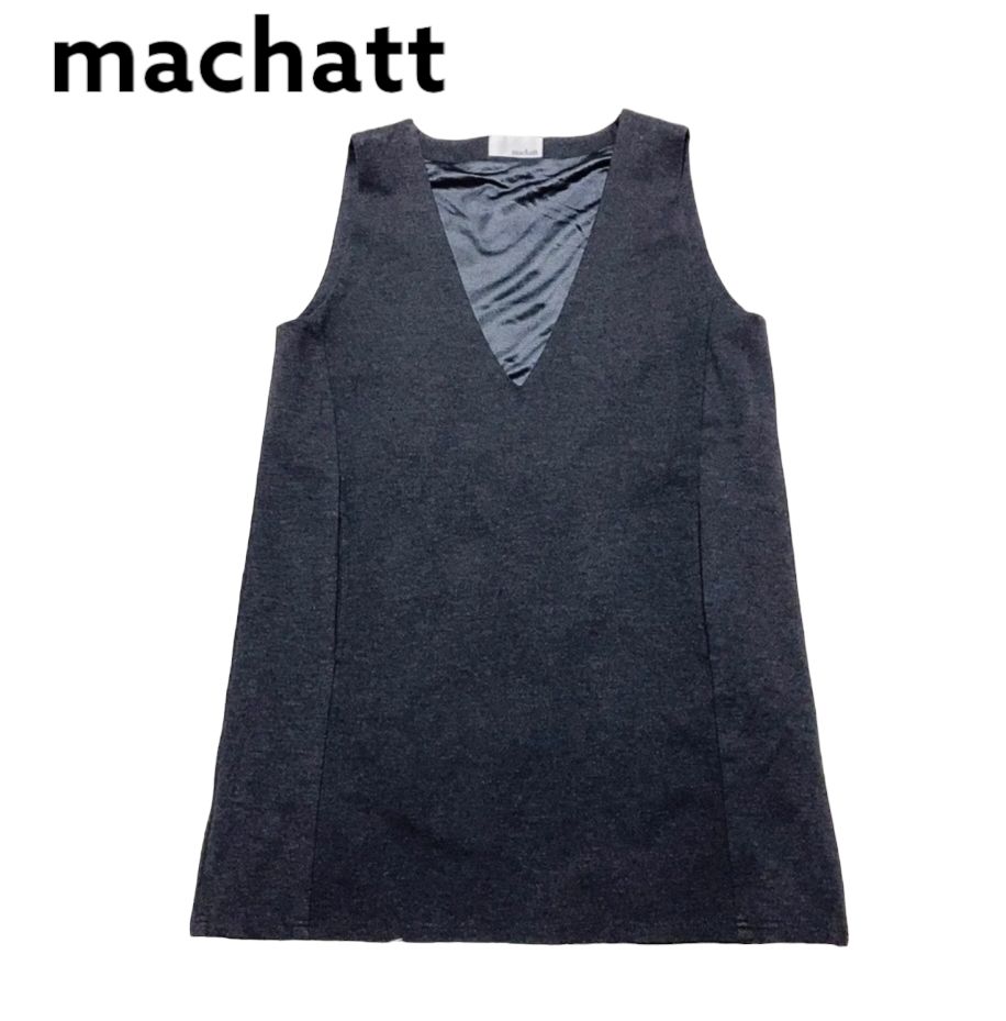 machatt マチャット ノースリーブワンピース ジャンパースカート V