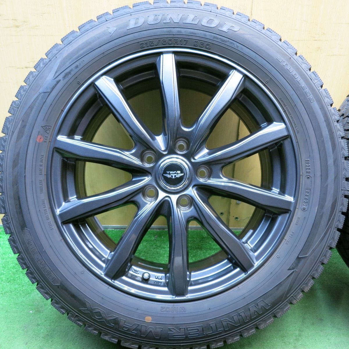 超バリ溝195⁄65R15 スタッドレス タイヤホイールセット 2021年製 キレイ☆ほぼ