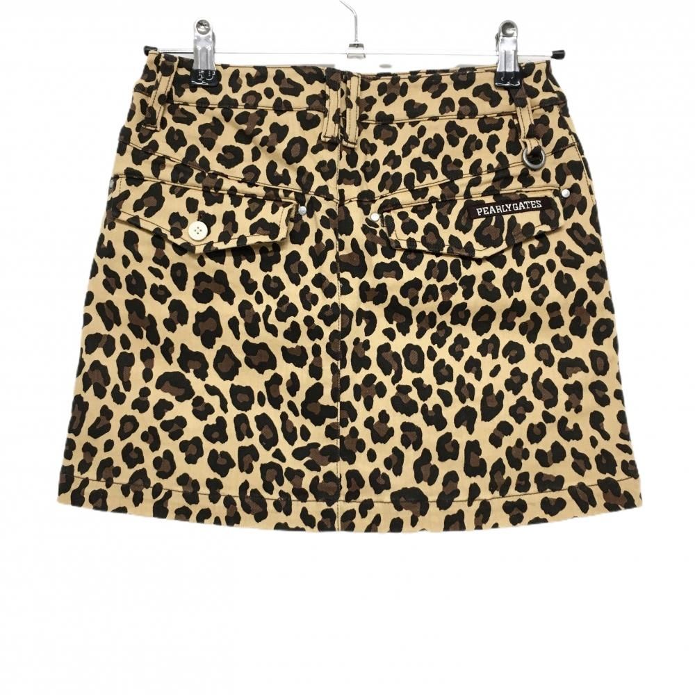 PEARLY GATES パーリーゲイツ スカート レオパード ブラウン系