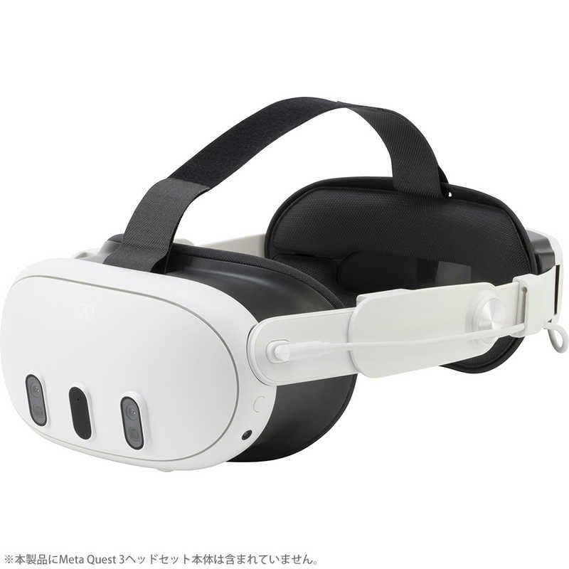 送料無料 ♥ 未開梱 サイバーガジェット MetaQuest3用拡張バッテリー付きヘッドストラップ ホワイト WH Meta Quest3 CY-MQ3AHS- YUZUMIYA_COM