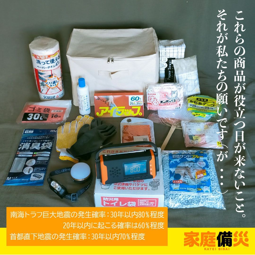 非常持出袋より重要