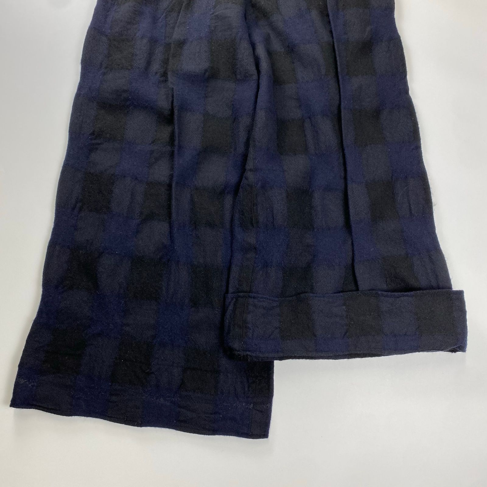Y's ワイズ yohji yamamoto ヨウジヤマモト / ウール縮絨 チェック柄 2