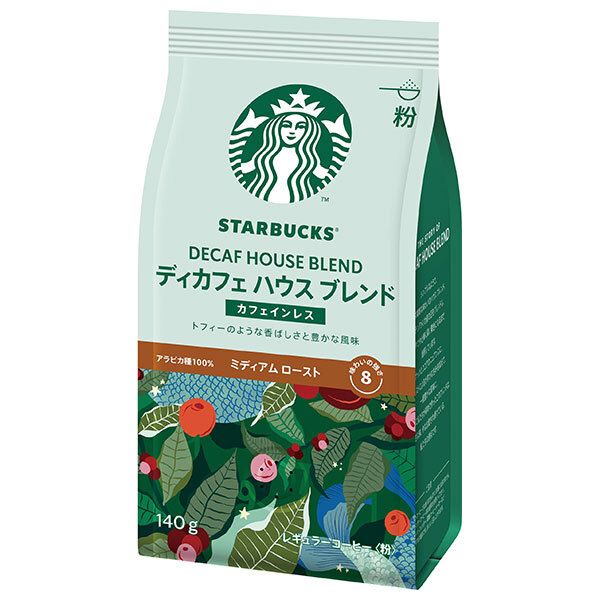 ネスレ日本 スターバックス コーヒー ディカフェ ハウス ブレンド 粉 140g×6袋入× 2ケース ｜ スタバ コーヒー 珈琲