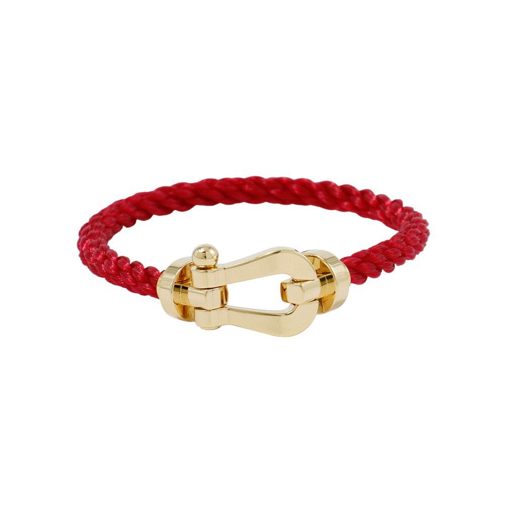 フレッド ブレスレット フォース10 K18YG SSステンレススチール サイズ17 LM バングル