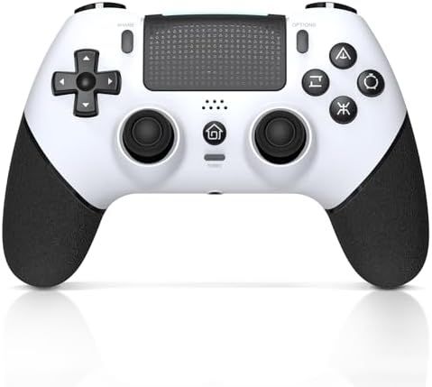 PS4コントローラー マクロ機能 ps4 コントローラー 1000mAh大容量 16-20時間連続使用 6核HD振動機能 ジャイロセンサー TURBO連射 ピンホールリセット機能 無線接続 高耐久ボタン PS4|PS3|PC対応 人間工学