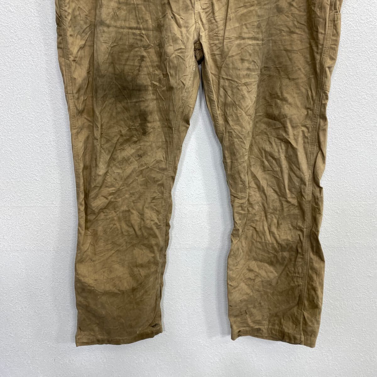 Carhartt ワークパンツ W44 ブラウン カーハート ジップアップ
