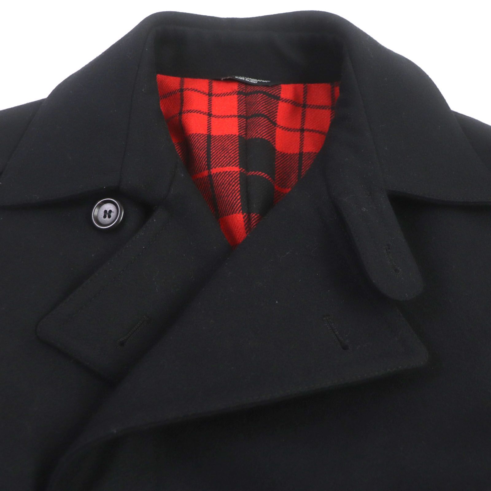 美品▽DOLCE&GABBANA ドルチェ＆ガッバーナ ウール 黒タグ 裏地