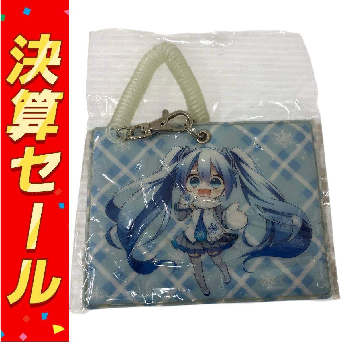 PIAPRO 初音ミク 雪ミク PVC パスケース ICカードケース カード