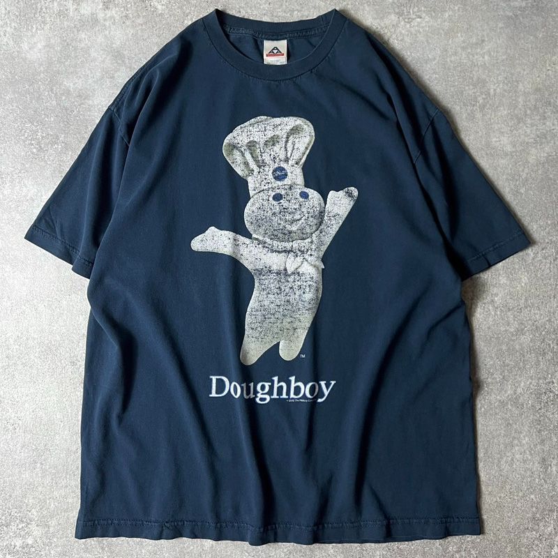 00s 企業物 キャラクター プリント 半袖 Tシャツ XL / 00年代 オールド ネイビー ドゥボーイ