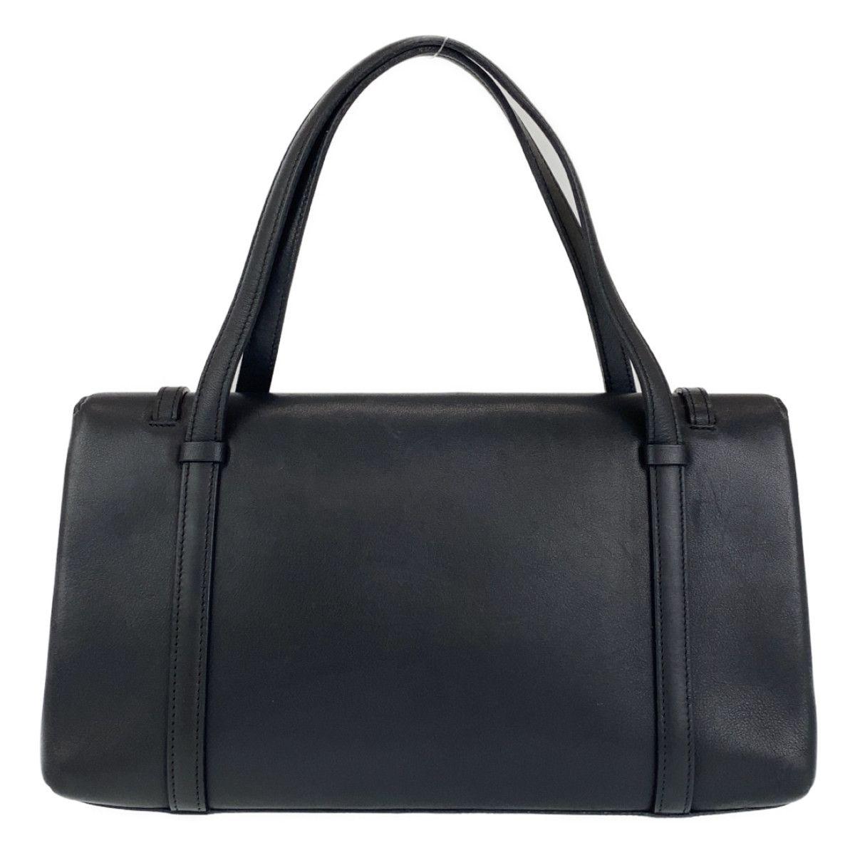 美品 CARTIER カルティエ カボション ブラック 黒 シルバー金具 レザー 