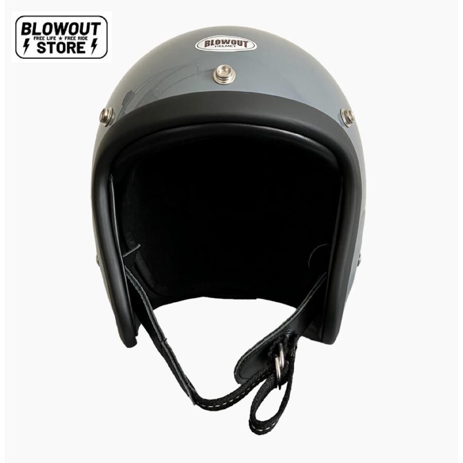 Blowout 公道使用不可 500TX ヘルメット ストレートグレイ 極小帽体