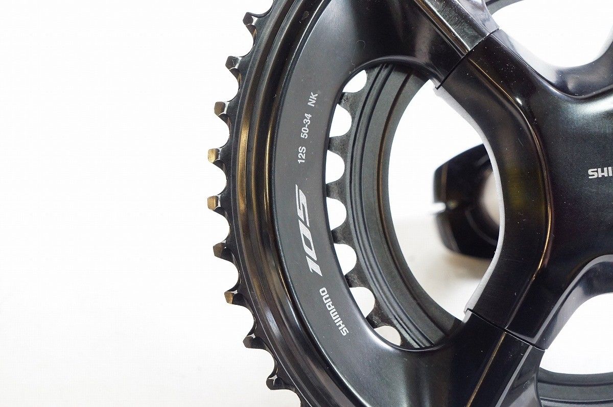 Shimano FC-R7100 クランクアーム 160mm ブラック Shimano FC-R7100 クランクアーム 160mm ブラック SHIMANO 105 FC