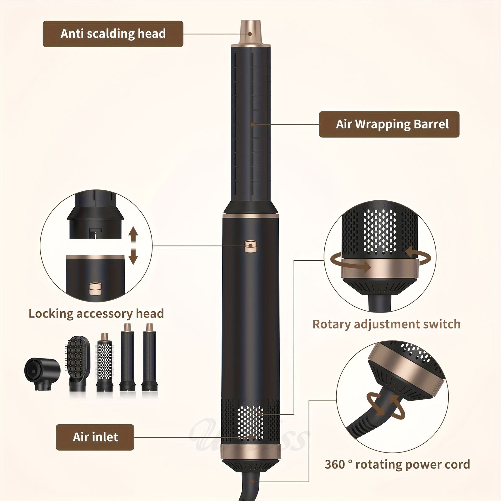 viiva SM-5258 VPOWER HOT AIR BLOWER テラヘルツドライヤー ヘア