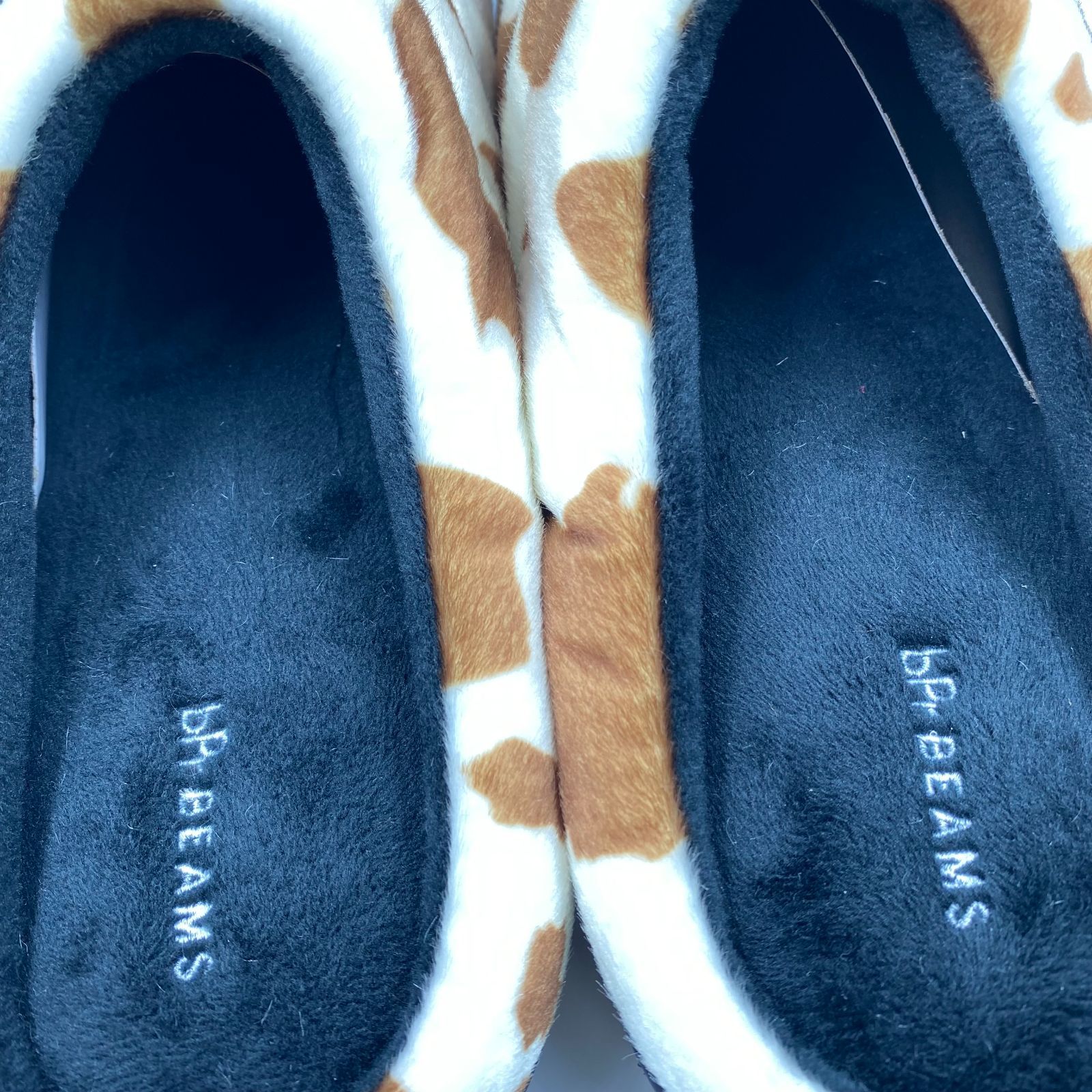 SUBU x bPr BEAMS別注 フェイクファー ハラコ サンダル 28-29.5