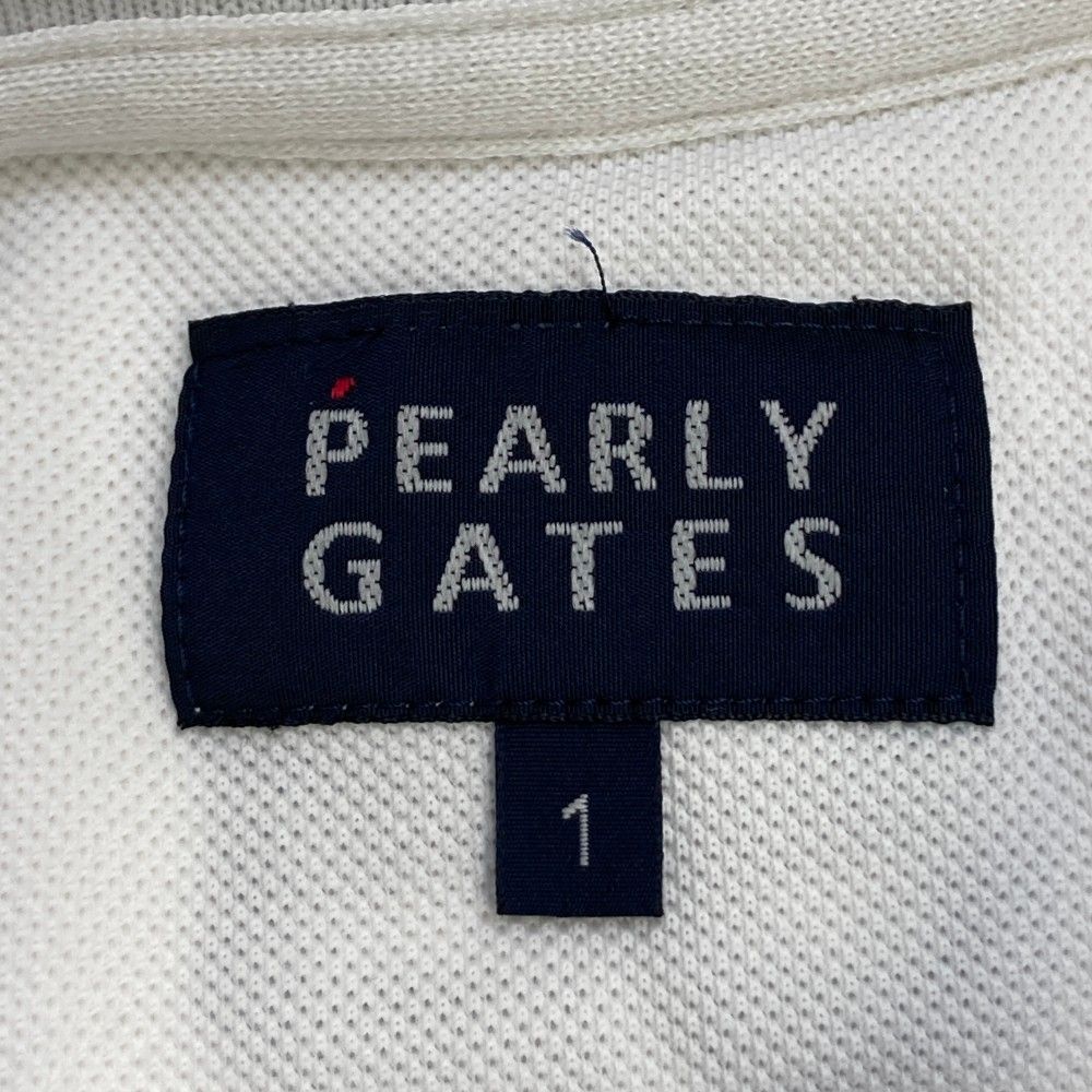 サイズ：1 PEARLY GATES パーリーゲイツ 半袖ポロシャツ ロゴ