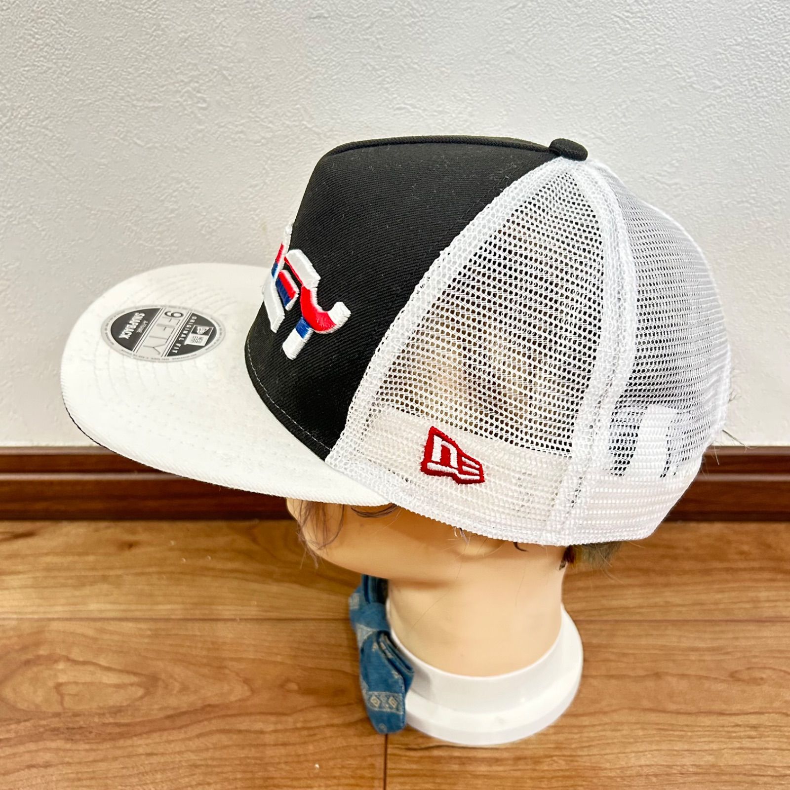 w^)b NEW ERA×OAKLEY ニューエラ×オークリー ベースボール メッシュキャップ 帽子 9FIFTY ロゴ刺繍 イギリス国旗 アメカジ  ストリート ブラック 黒×ホワイト 白 キッズ ジュニア メンズ レディース ユニセックス - メルカリ