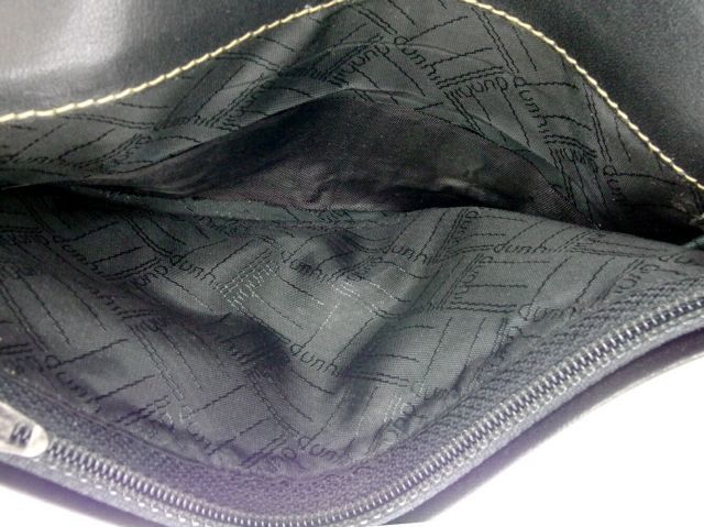 ダンヒル 長財布 ファスナー付き 財布 メンズ ロゴプレート ブラック ゴールド レザー dunhill  G1436S 