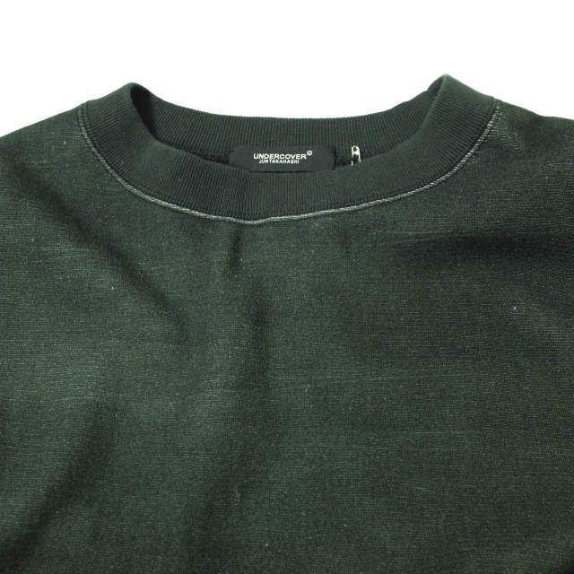 新品 UNDERCOVER アンダーカバー 22SS 日本製 WORKSHOP ヘビー裏毛ドルマンスウェット OGRE YOU ASSHOLE  SWEATSHIRTS UC1B4804-2 3 DARK GREEN トレーナー プルオーバー g11720