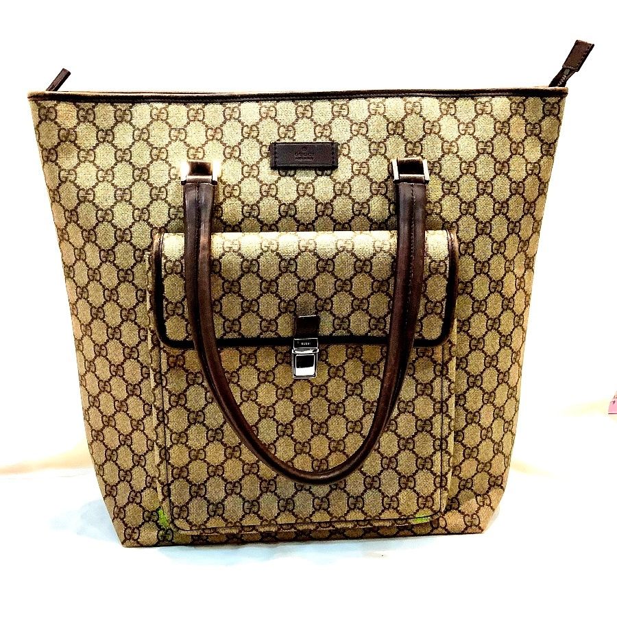 グッチ (GUCCI) 108832 GGスプリームPVCトートバッグショルダーバッグ