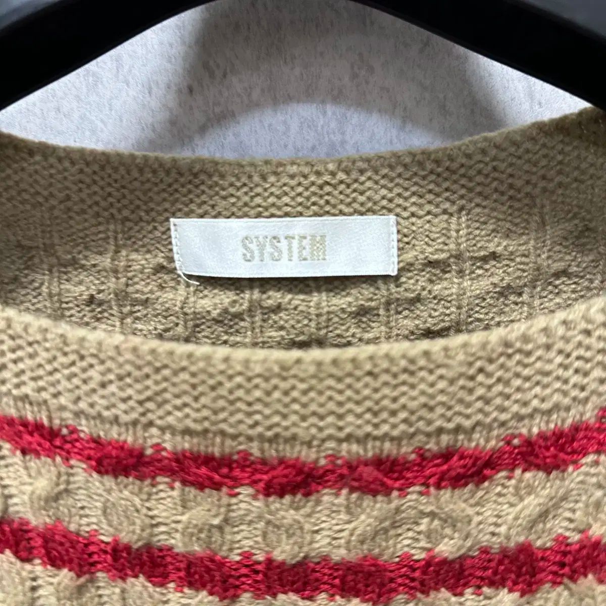 レディース ケーブル編み