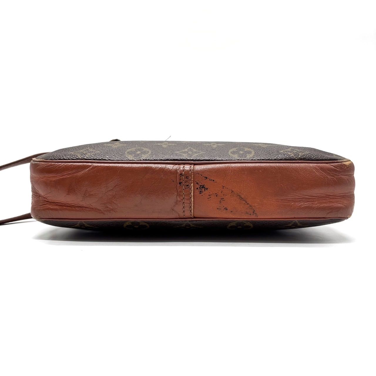 ルイヴィトン　モノグラム　ポーチ　ポシェット　レザー　クラッチバッグ　茶色 楽天市場】【中古】 ルイヴィトン LOUIS VUITTON ポシェット