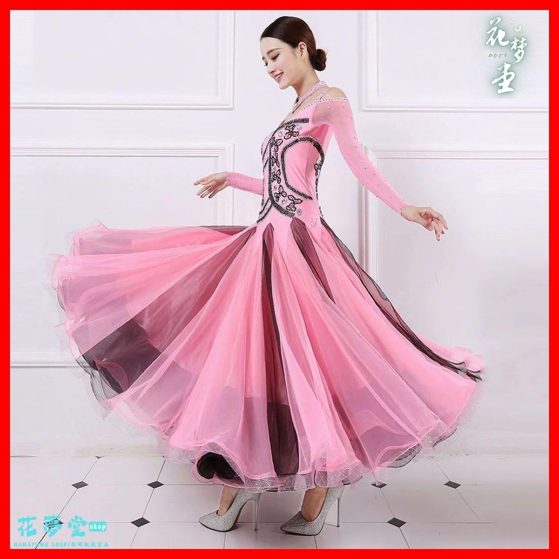 社交ダンス ドレス スタンダード 競技会 デモンストレーション 社交