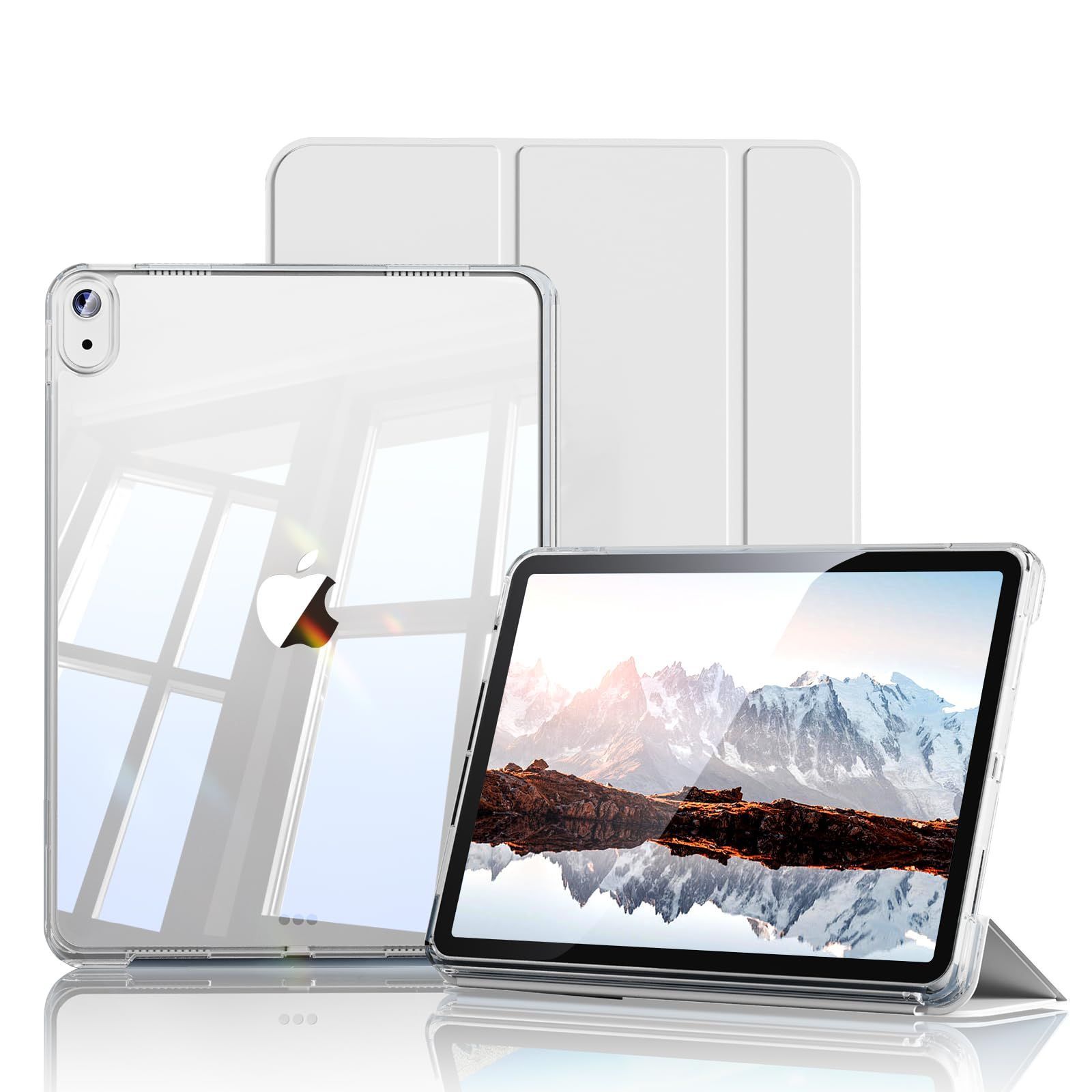 【在庫処分】分離式 ケース ケース 第10世代 (2022)対応 iPad アクリル 透明バックカバー iPad PU合成レザー 三つ折スタンド インチ オートスリープ機能 軽量 10.9 薄型 傷つけ防止 10世代 A2696 A2757 A