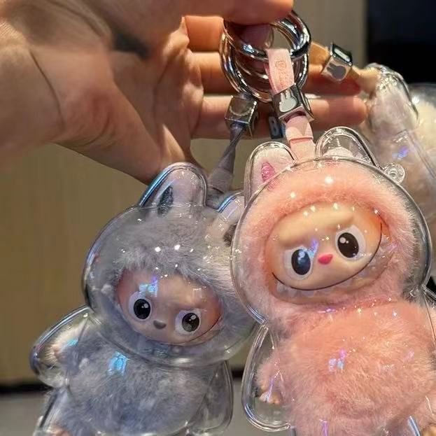 おもちゃ保護ケース LABUBU mini ラブブ 第4世代 クリア 透明