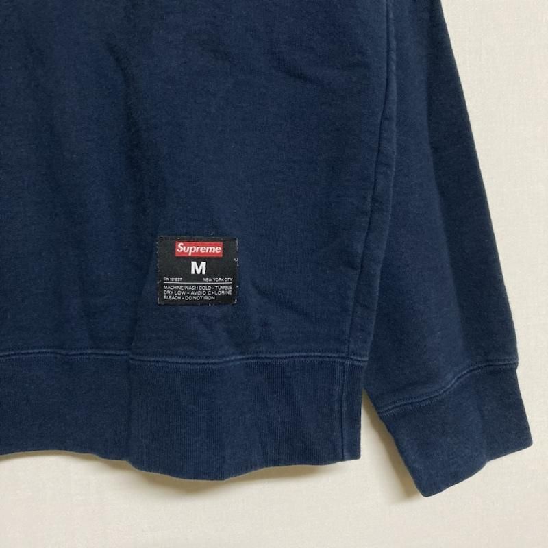 Supreme シュプリーム トレーナー 長袖 SUPREME Kanji Logo Crewneck 刺繍ロゴ 長袖 裏起毛 スウェット トレーナー