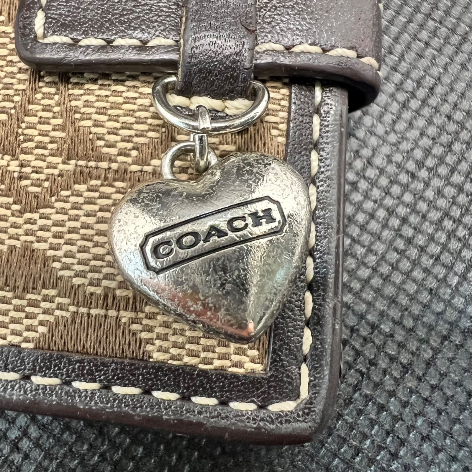 COACH コーチ キーホルダー キーリング フォトフレーム