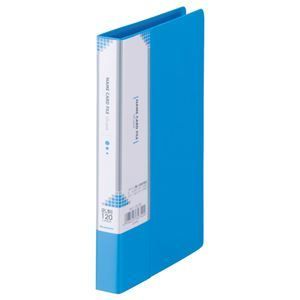 まとめ ビュートン 名刺ホルダー H192×W115×D17mm 120名用 ヨコ入れ スカイブルー INC-120-SB 1冊 ×20セット