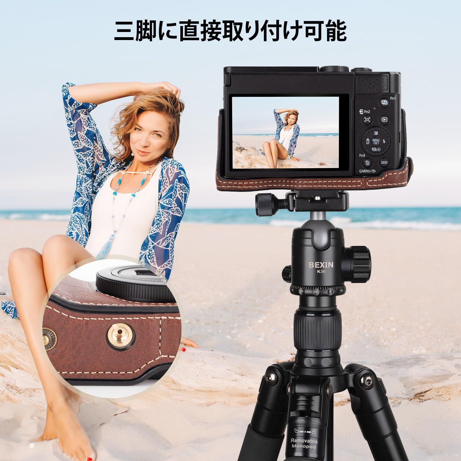 kinokoo tz99 ケース Panasonic Lumix DC-ZS99/TZ99 デジタルカメラ用