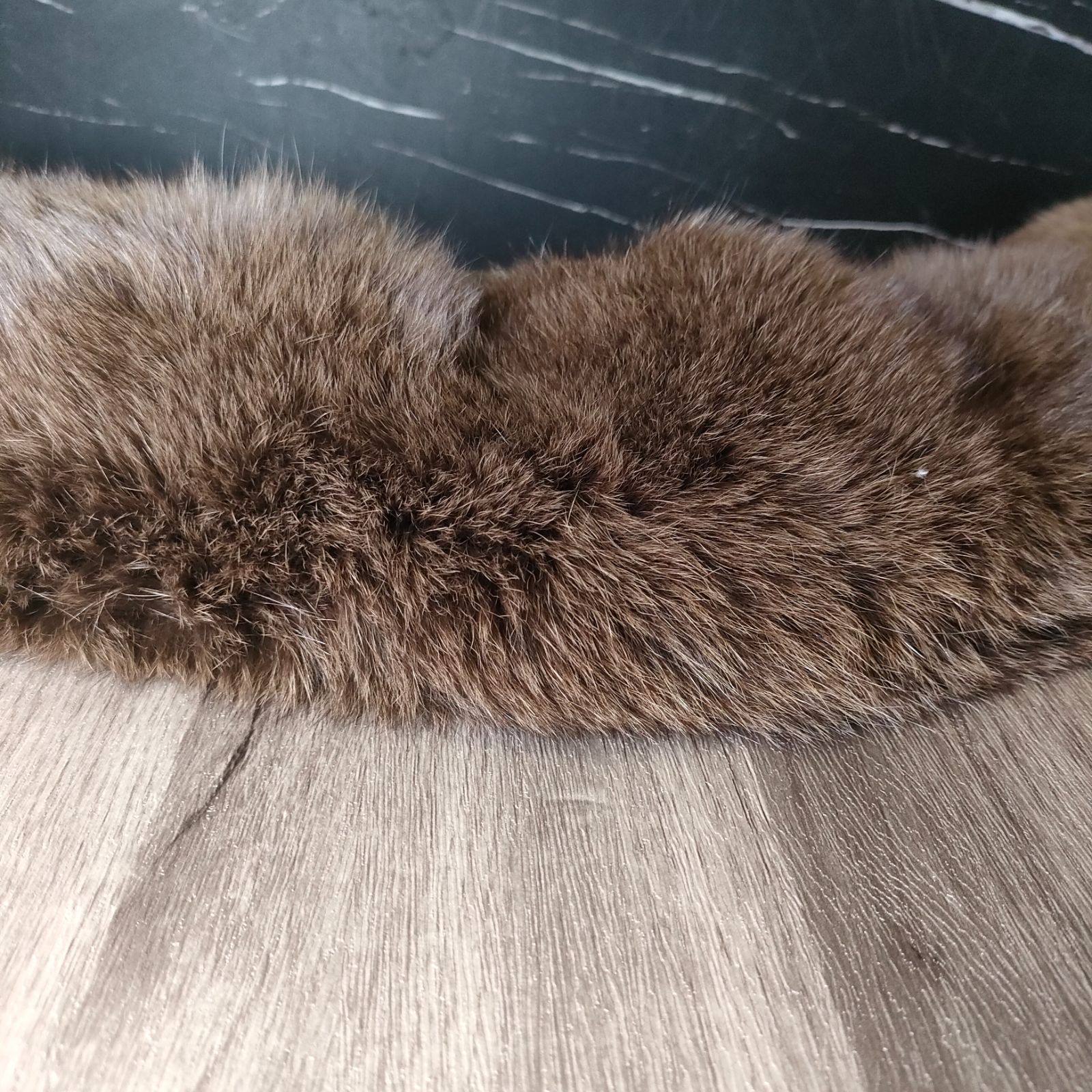 15【美品】SAGA FOX サガフォックス ショール マフラー 襟巻き