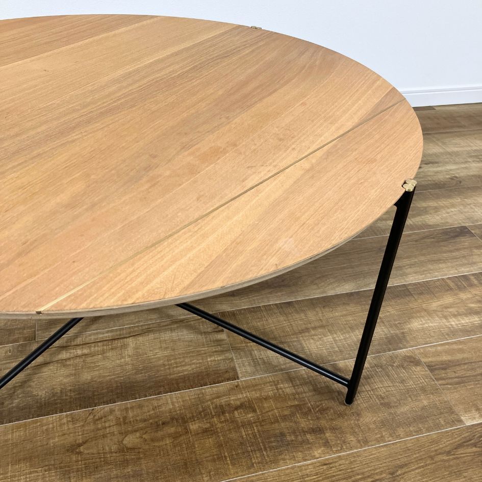 SQUARE ROOTS QUATTRO COFFEE TABLE L RAW OAK - メルカリ