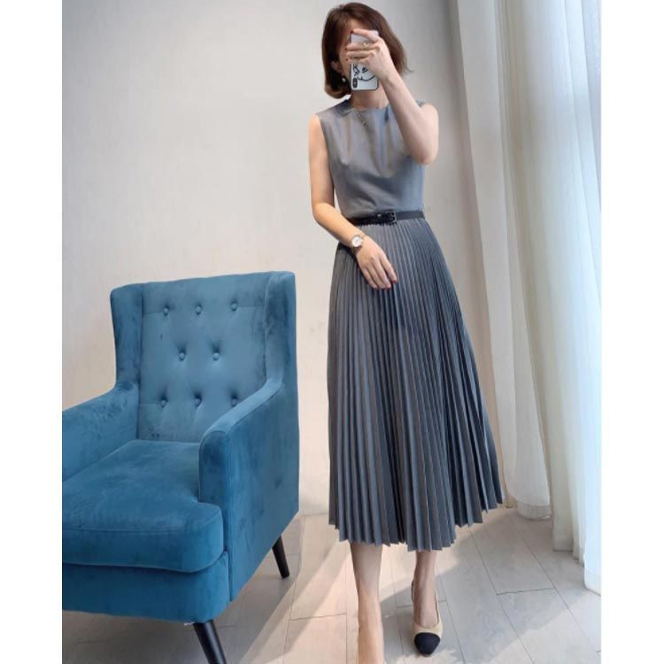 フォーマルスーツ ワンピーススーツ 上品 レディース 2点セット ママスーツ プリーツワンピース スーツ 結婚式 母親 入学式 卒業式 ノースリーブ セットアップ 七五三 お宮参り セレモニースーツ ggfc447